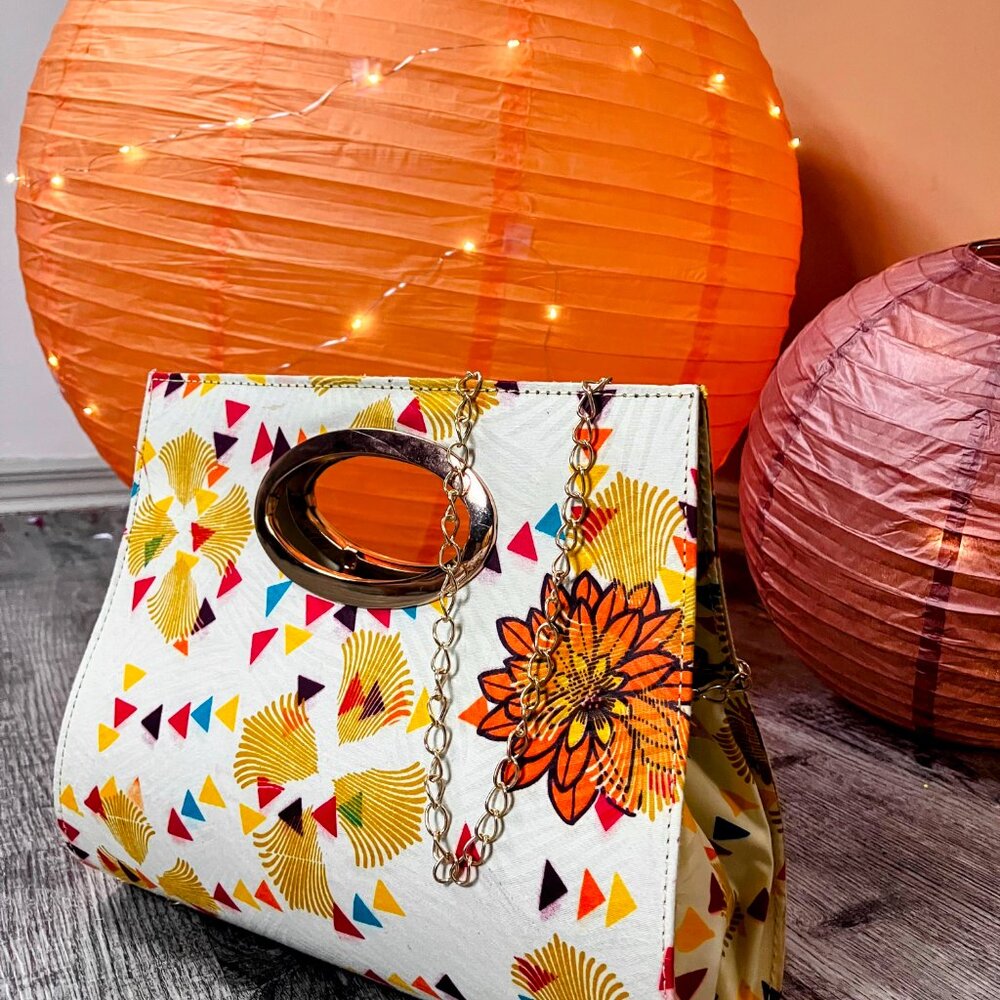 Abstract Pattern Multifunctional Clutch And Shoul… - image 5